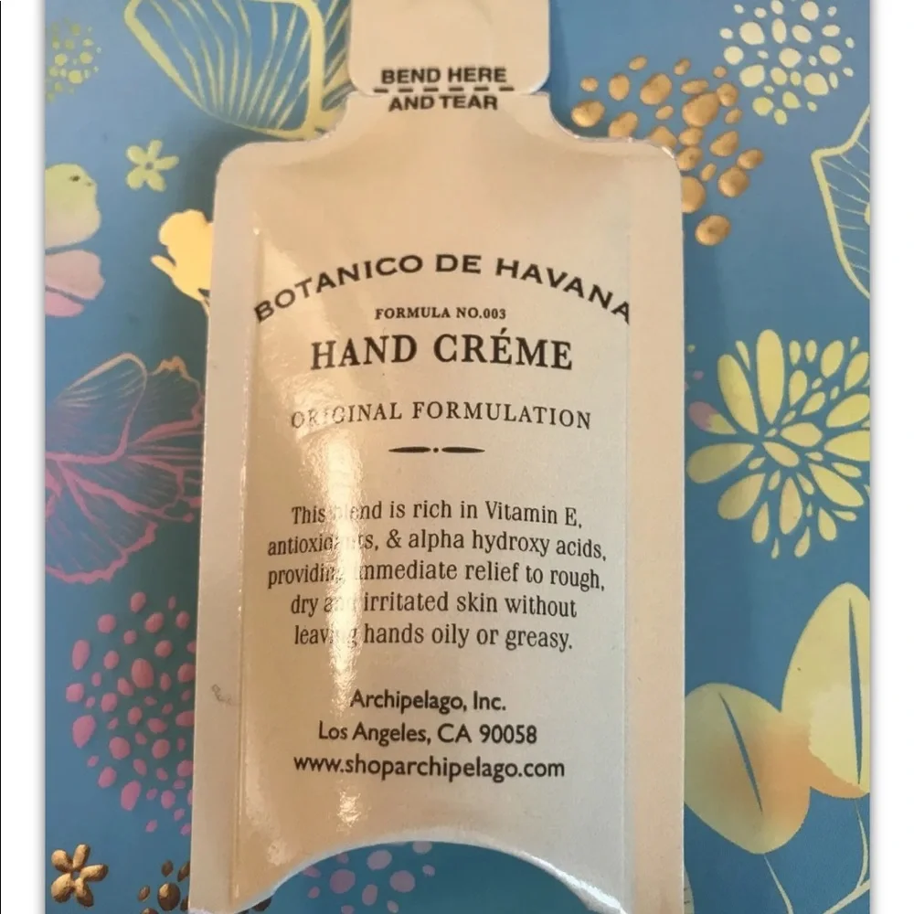 ARCHIPELAGO BOTANICALS BOTANICO DE HAVANA HAND CREME LOTION - 5 PACK - NEW - Picture 2 of 4